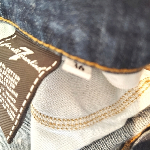 7 For All Mankind Men's Dark Blue Relaxed Jeans - Picture 4 of 7